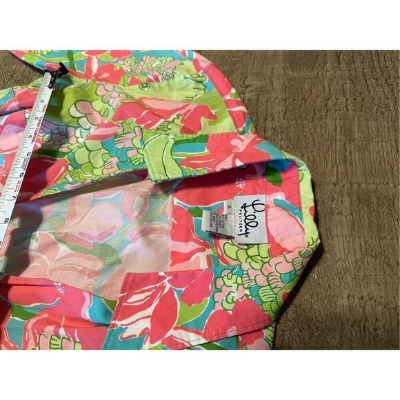 Message Lilly Pulitzer wrap blouse - Picture 2 of 4